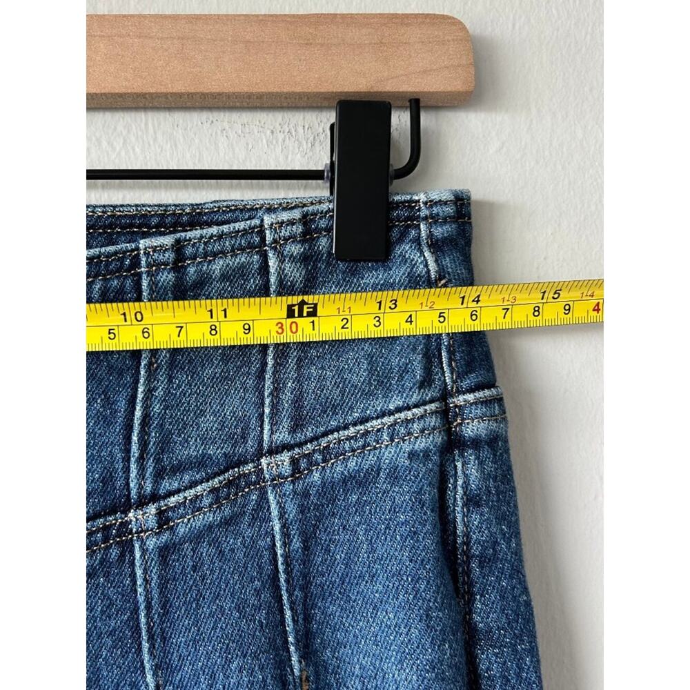 We The Free CRVY High Rise Flare Jeans Button Front Size 27 - Picture 12 of 14